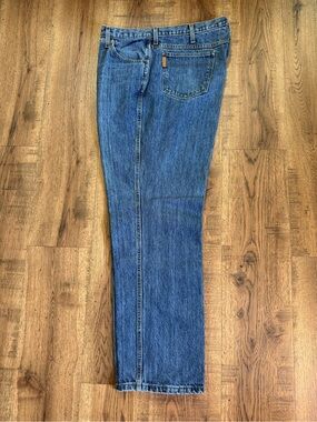 CINCH Men’s Blue Medium Wash Straight Leg Denim Jeans, Regular Fit